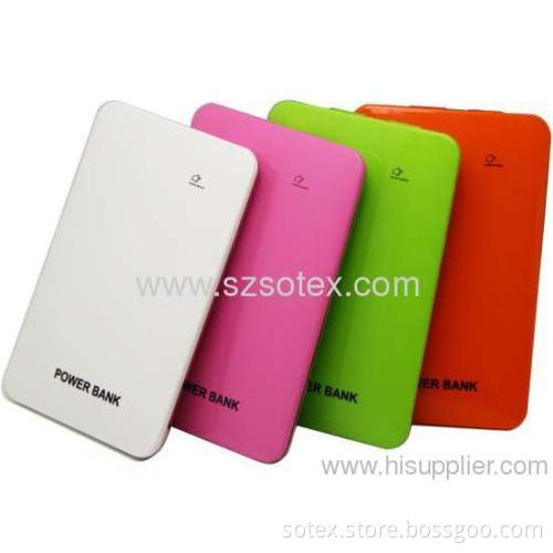 Slim Portable Power Bank With Touch Switch